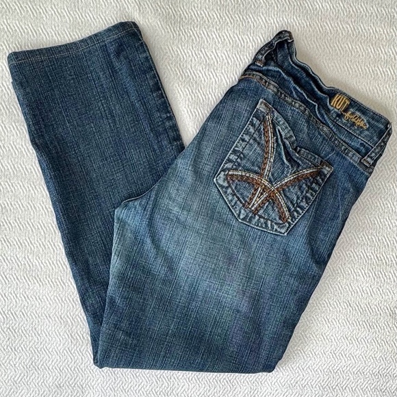 Kut From The Kloth Straight Leg Mid-rise Ankle Jean, Women's Size 10 - Picture 1 of 12